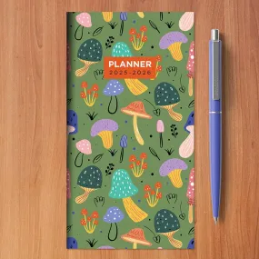 2025-2026 Mushroom Patch Small Monthly Pocket Planner