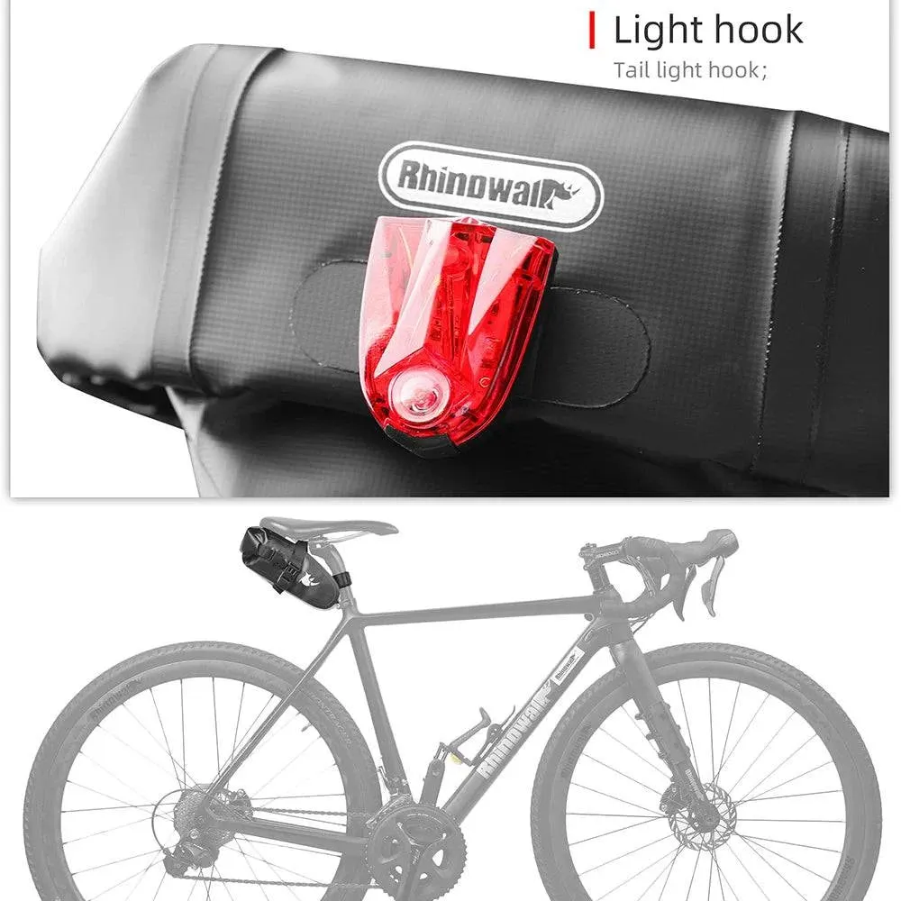 4L Outdoor Cycling Tail Bag Bicycle Rear Bag Cycling Accessory Waterproof Bike Saddle Bag Portable Foldable Bicycle Seats Bag