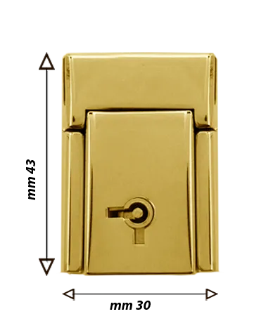 635S - key lock for briefcase