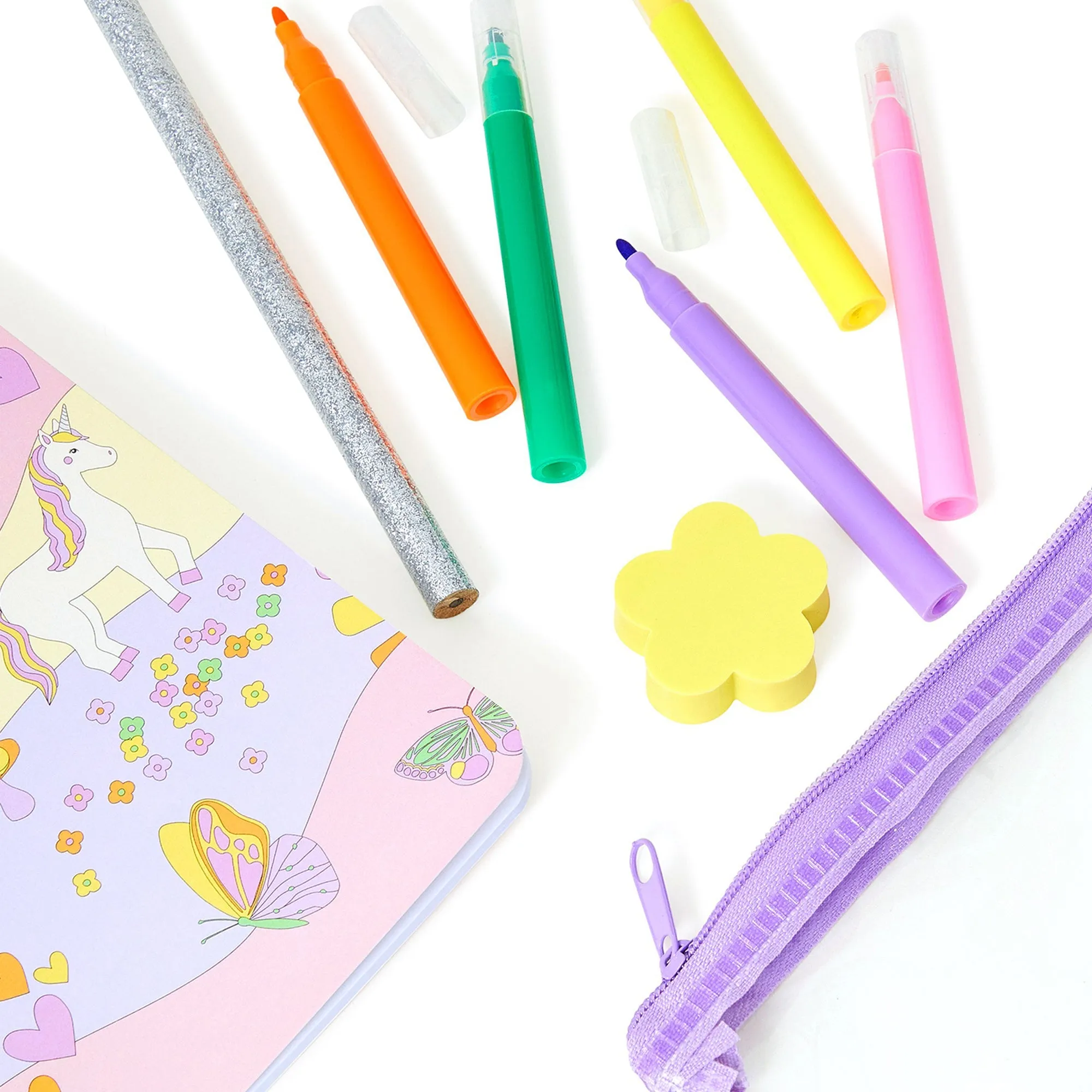 Accessorize London Girl's Unicorn Stationery Set