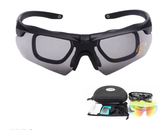 Airsoft Tactical Military Motorcycle Hunting Protection Glasses 3 Lenses Kit 2 Colours ATGM009