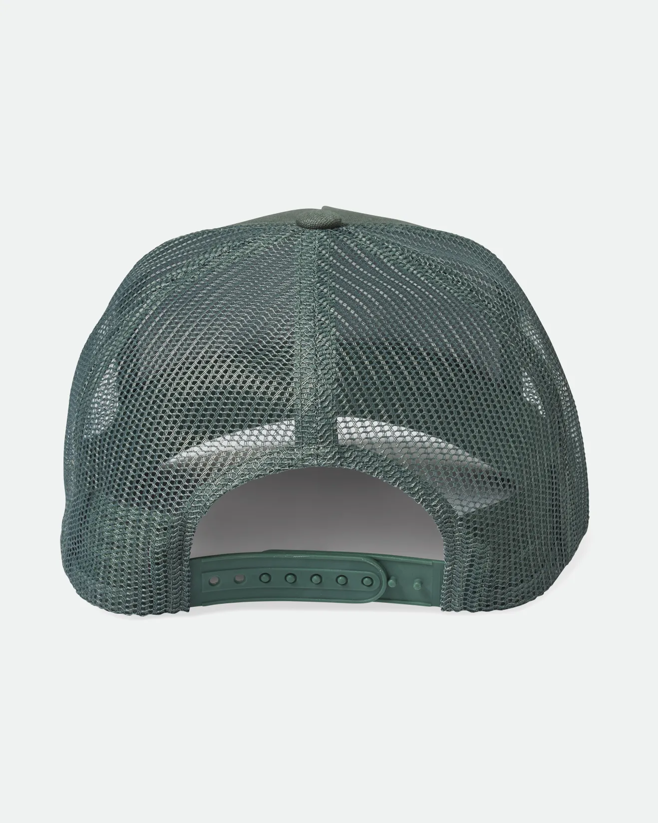 Alpha Block Netplus Trucker Hat in Agave Green & Agave Green