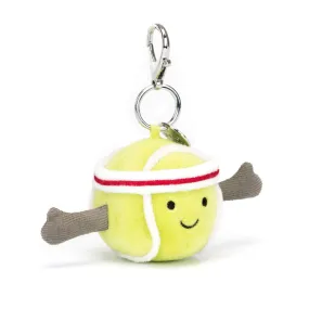 Amuseables Sports Tennis Bag Charm By Jellycat