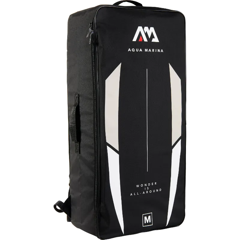 Aqua Marina - M - Premium Zip Backpack - Black