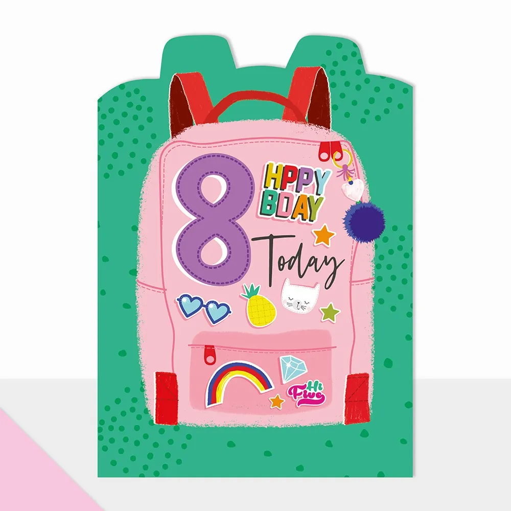 Artbox 8 Today Backpack Birthday Card