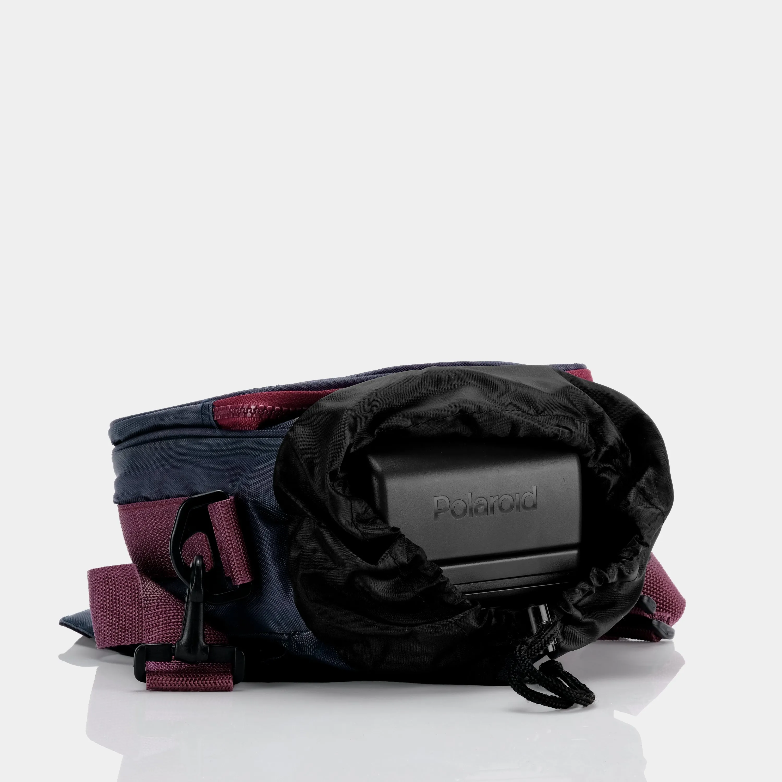 Aspen Navy and Maroon Camera Bag