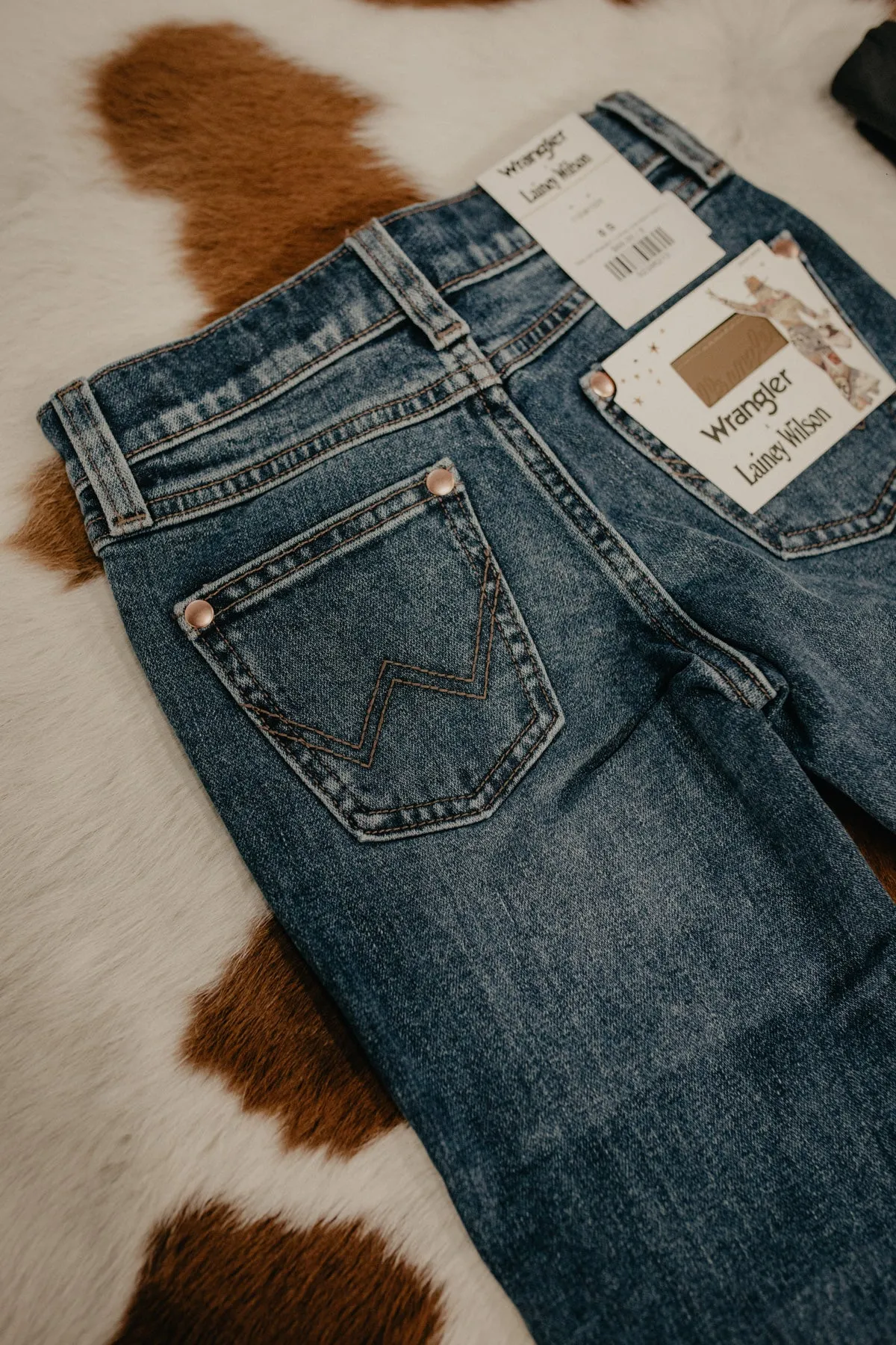 'Atta Girl' Wrangler x Lainey Girls Flare Jeans (8-16)