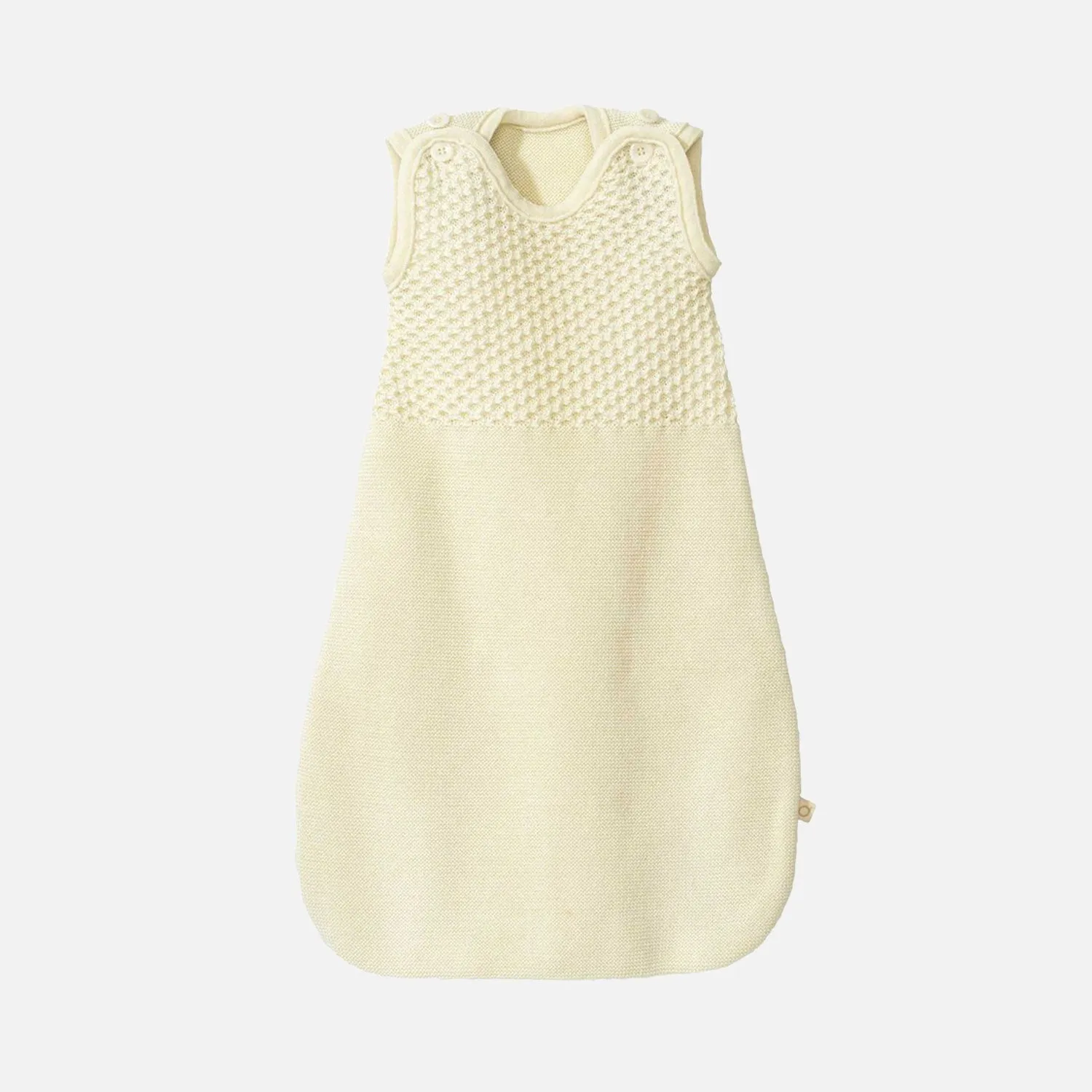 Baby Merino Wool Sleeveless Sleeping Bag - Natural