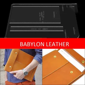 BABYLON™ Envelope Leather Briefcase Craft Pattern AAB-116