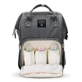 Backpack Baby Diaper Bag - Grey