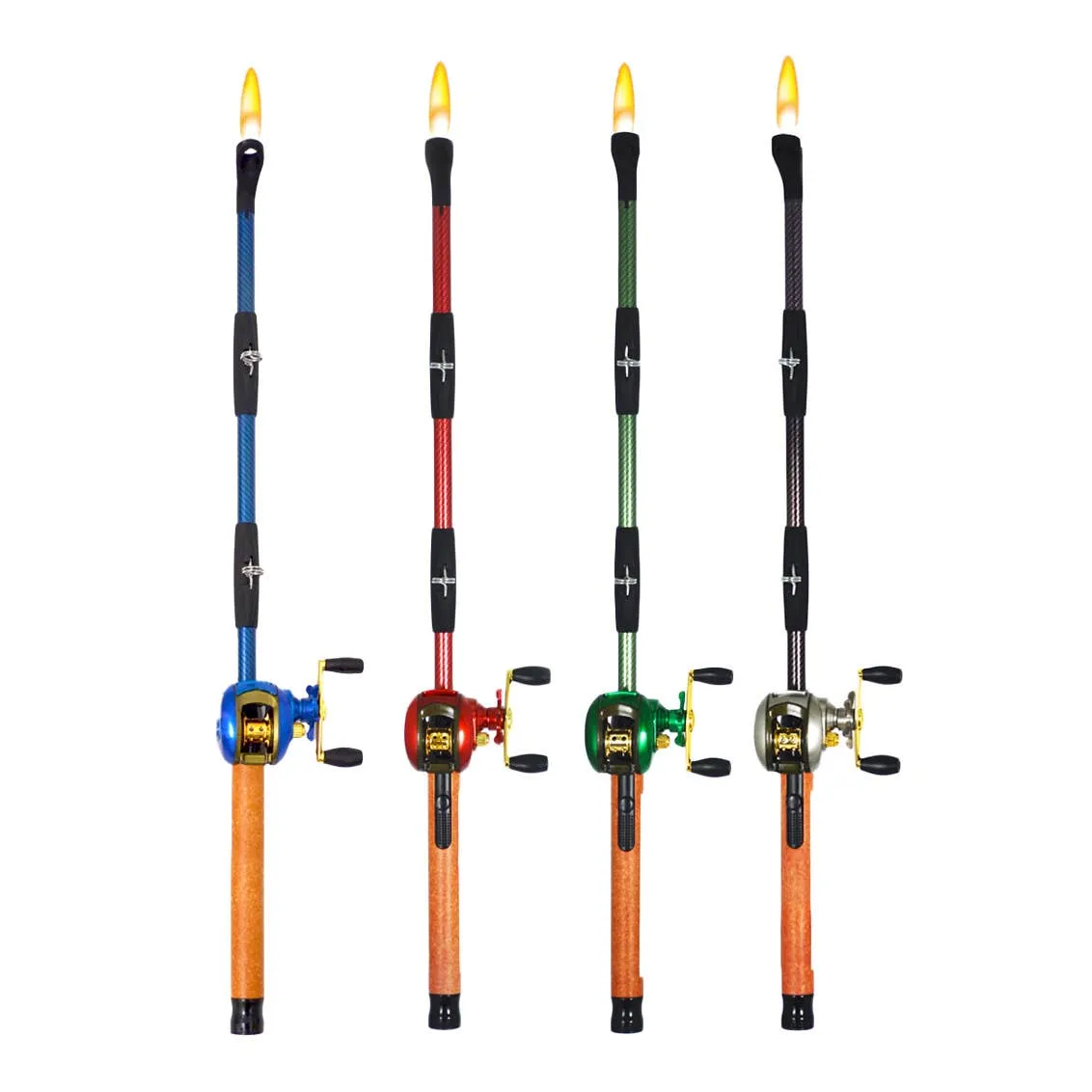 Bait Cast Fishing Pole BBQ Lighter