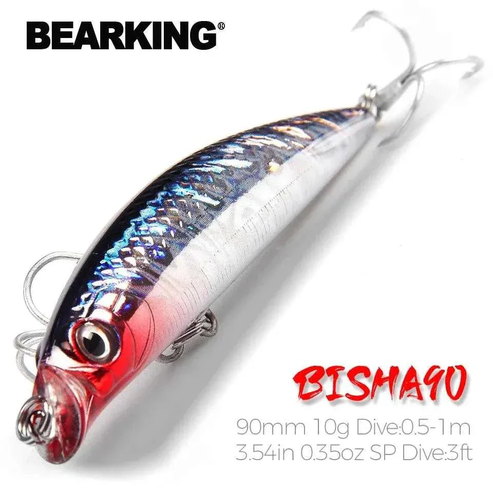 Bearking BISHA90 Floating Minnow Lure (90mm, 10g)