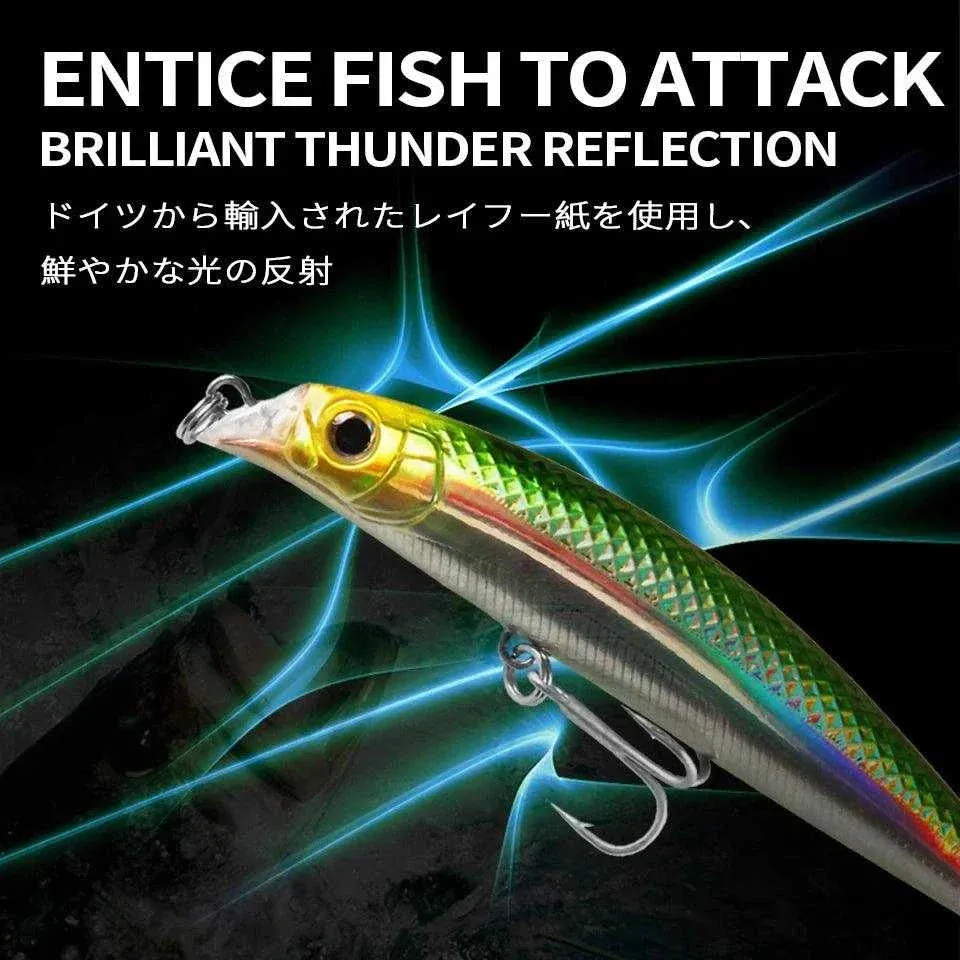 Bearking BISHA90 Floating Minnow Lure (90mm, 10g)