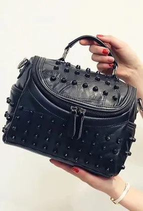 BEATRIZ - STUD SHOULDER BAG