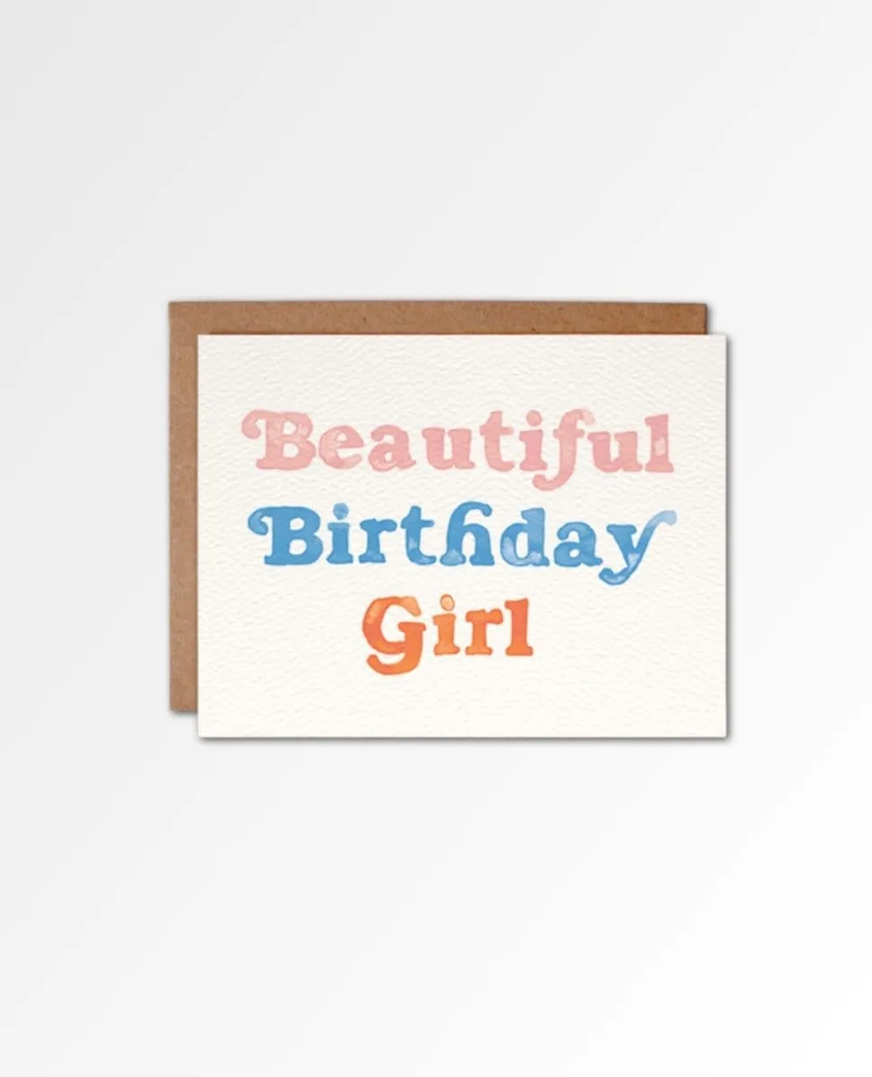 Beautiful Birthday Girl Card