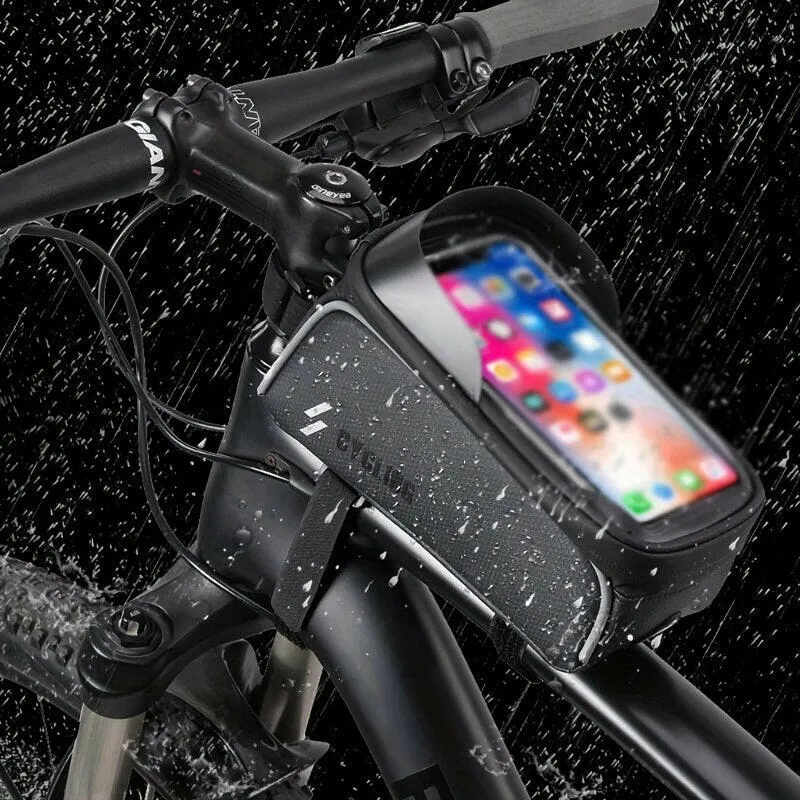 Bicycle Accessories Parts Bike Motorcycle Handlebar Bag Tube Frame Cycling Waterproof Bicycle Front Bag