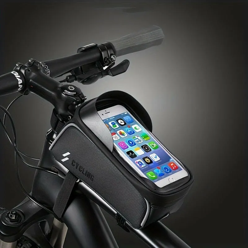 Bicycle Accessories Parts Bike Motorcycle Handlebar Bag Tube Frame Cycling Waterproof Bicycle Front Bag