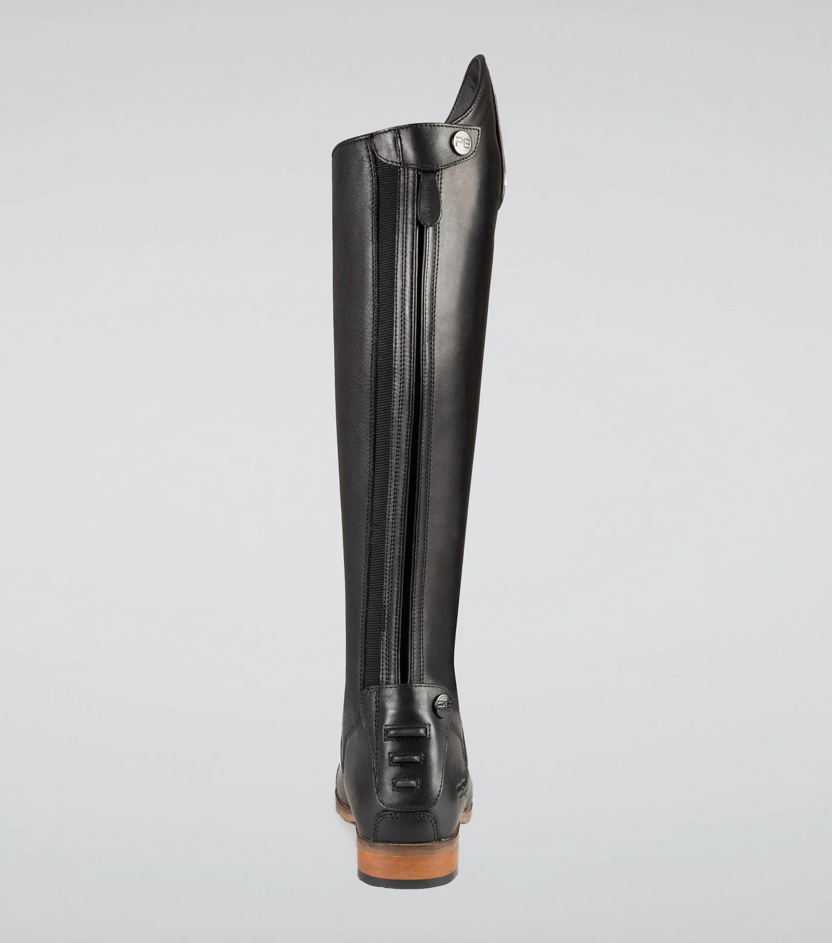 Bilancio Ladies Leather Field Tall Riding Boot Black (Regular Calf)