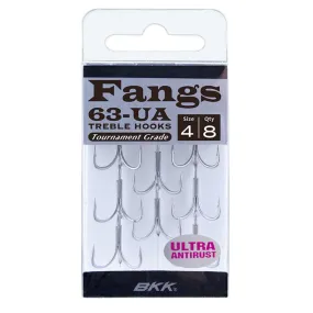 BKK Fangs-63 UA Treble Hooks