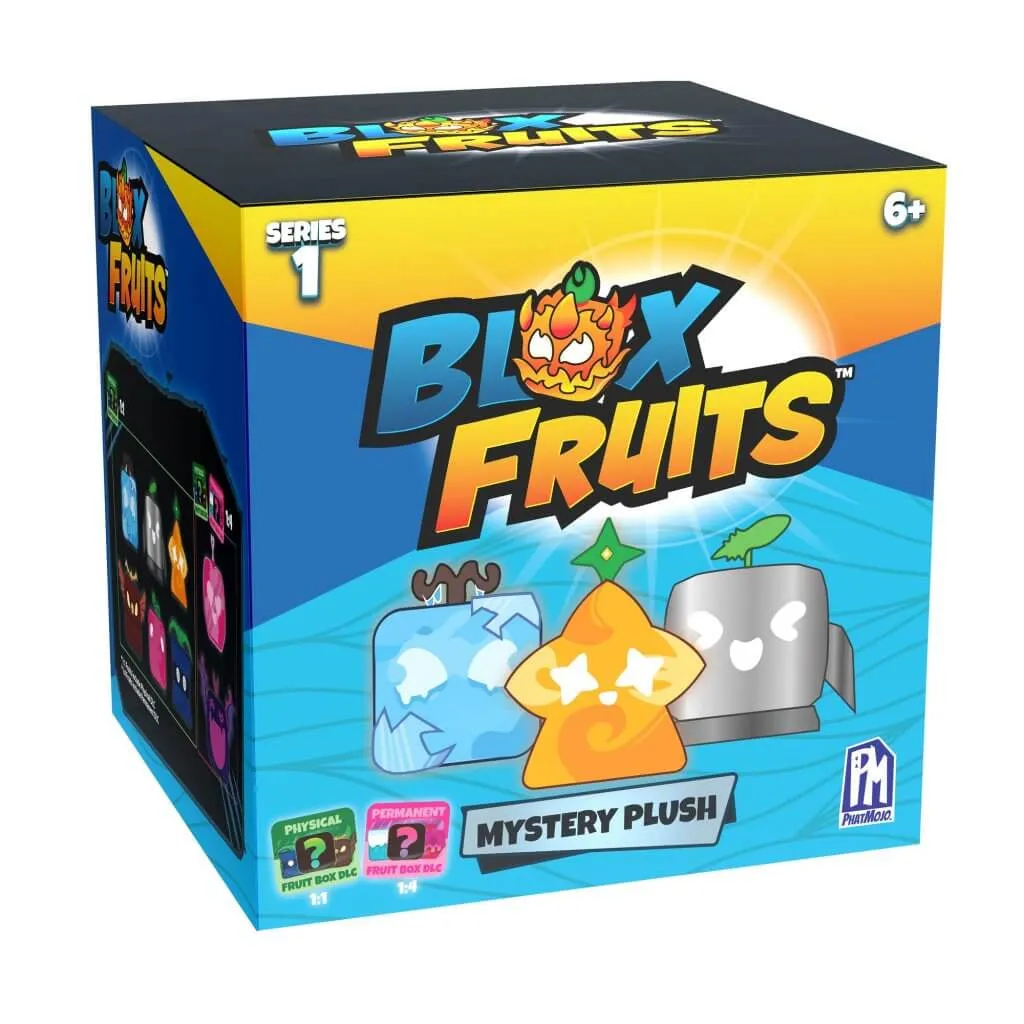 BLOX FRUITS 4" Collectible Blind Box Plush with DLC Code