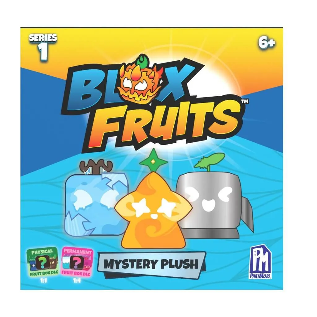 BLOX FRUITS 4" Collectible Blind Box Plush with DLC Code