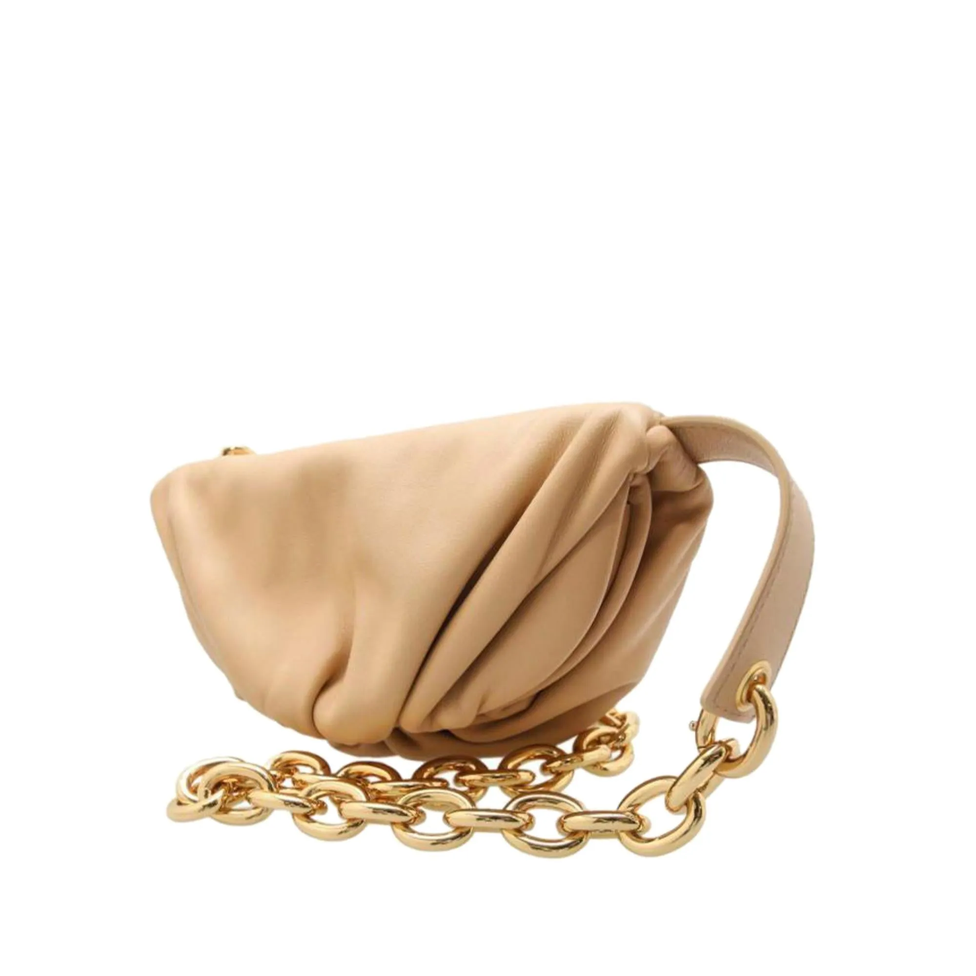 Bottega Veneta The Chain Pouch Leather Crossbody Bag (SHG-tHxCF6)