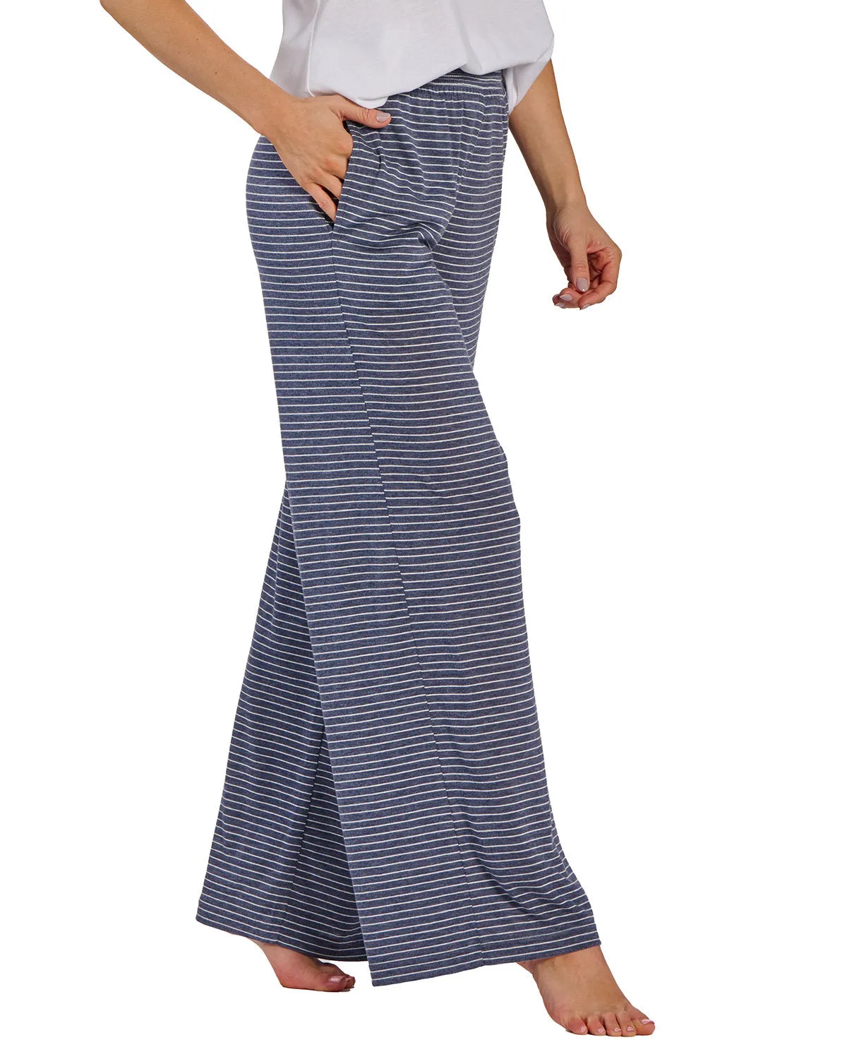 Boxercraft Ladies' Evelyn Stripe Wide Leg Pants