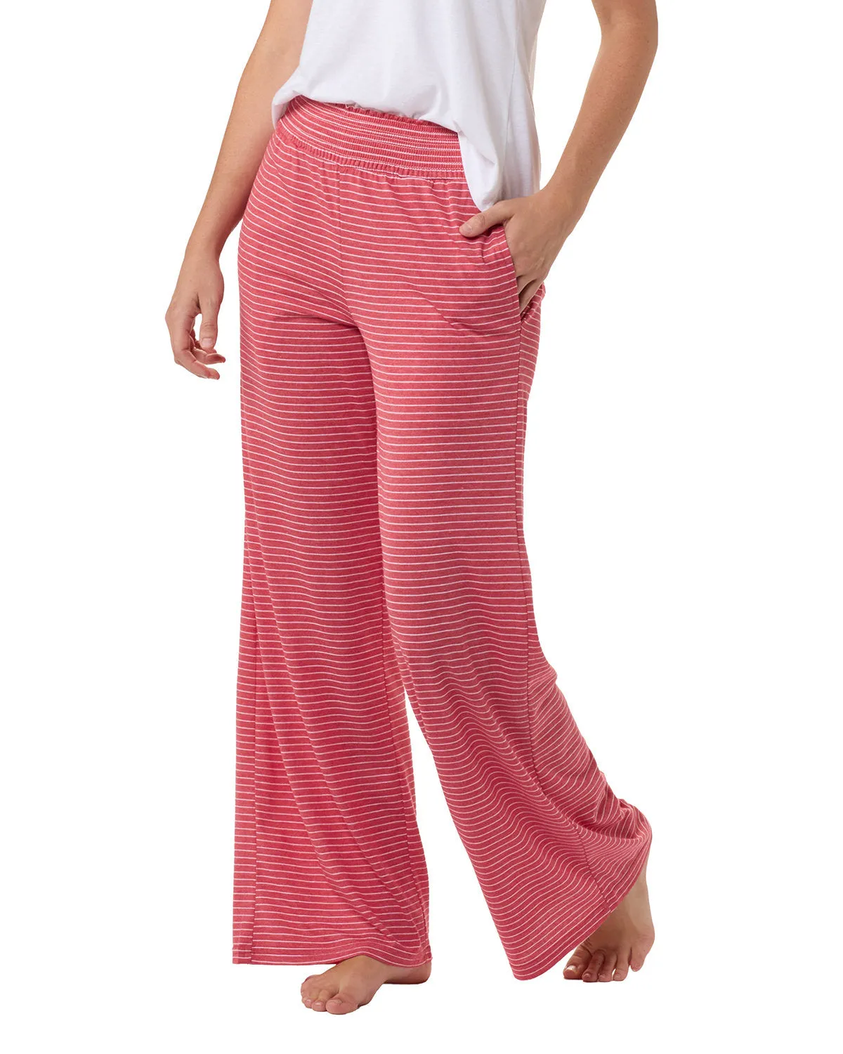 Boxercraft Ladies' Evelyn Stripe Wide Leg Pants