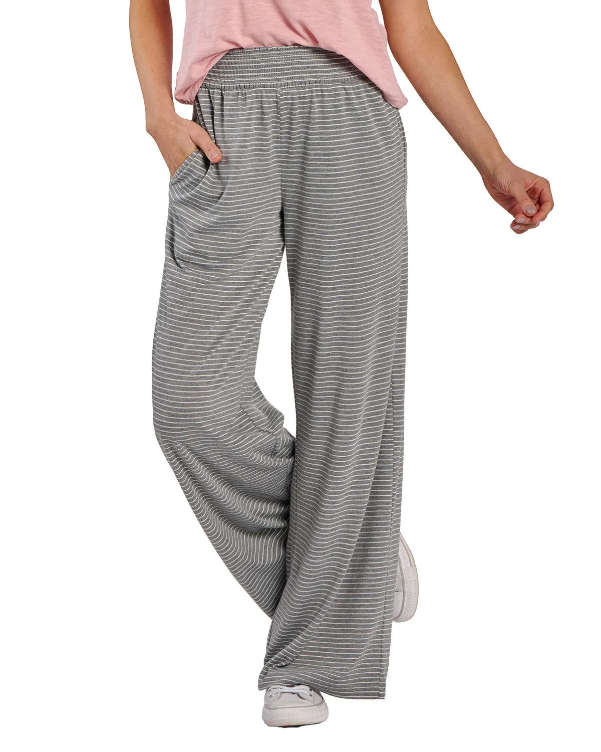 Boxercraft Ladies' Evelyn Stripe Wide Leg Pants