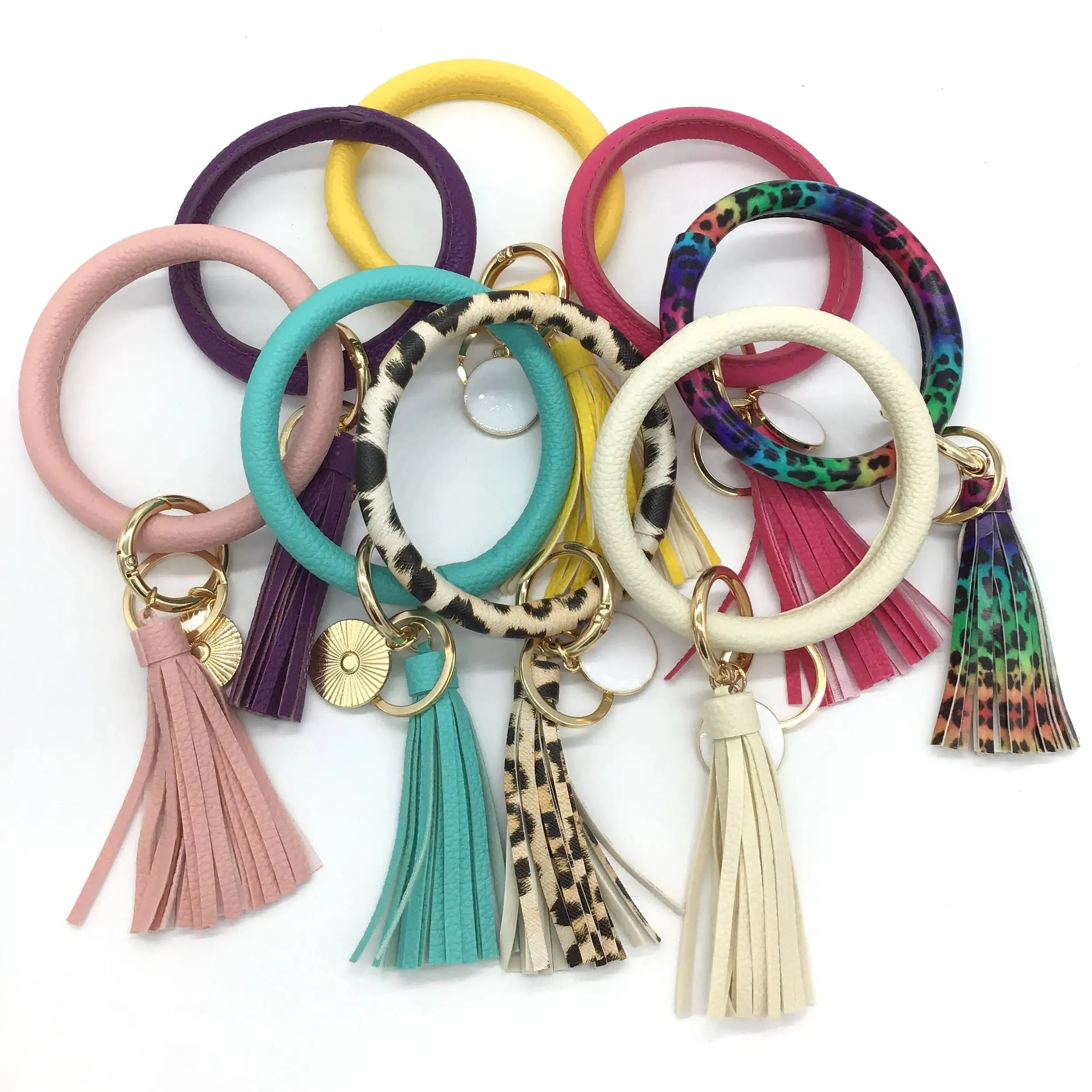 Bracelet Key Chain Wristlet (Multiple Options)