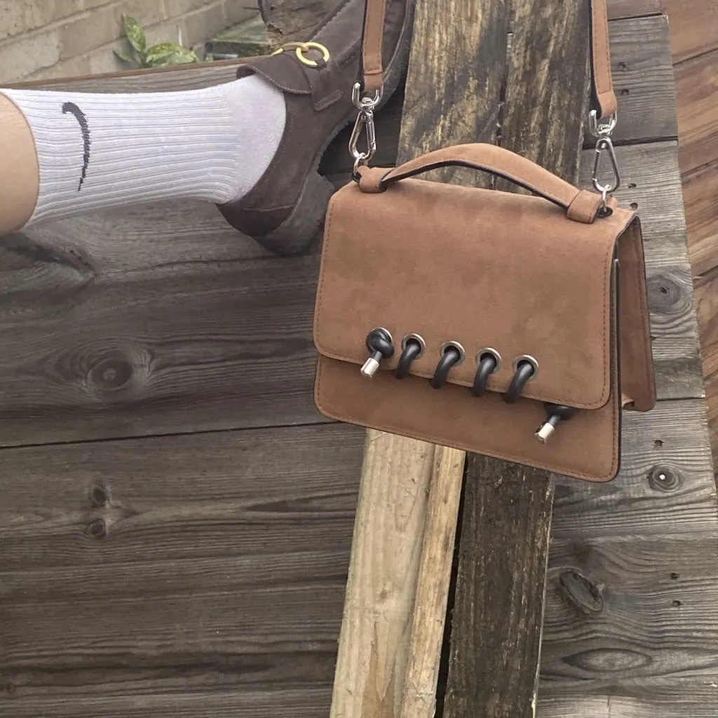 Brief Bag in Brown [Customisable] [Vegan]