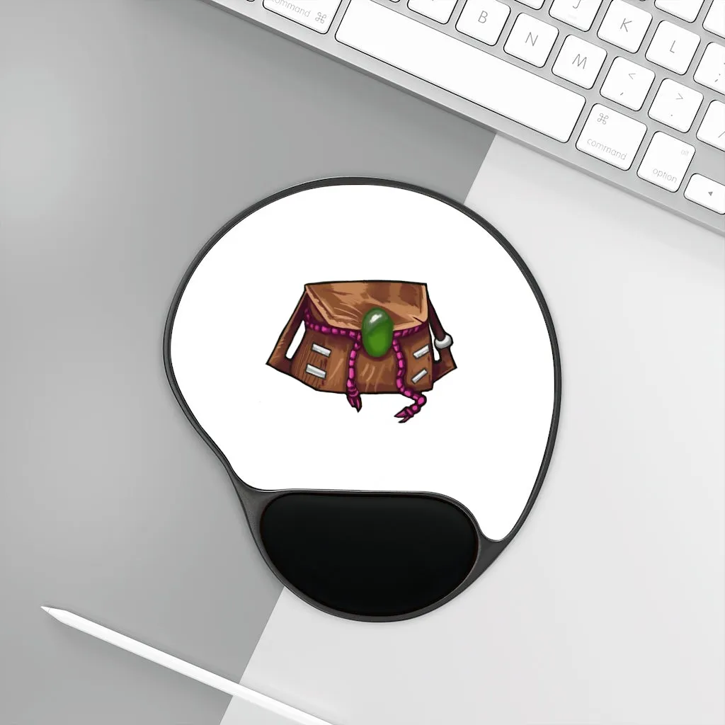 Brown Bag Mouse Pad With Wrist Rest