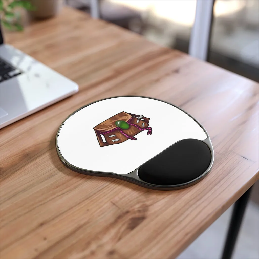 Brown Bag Mouse Pad With Wrist Rest