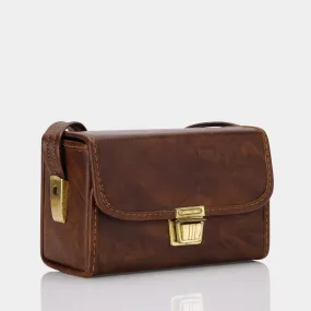 Brown Leather Square Camera Case