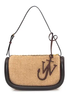 Bumper Small Raffia Shoulder Bag