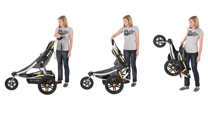 BURLEY SOLSTICE STROLLER JOGGER, BUGGY, PUSHCHAIR BLACK   SUSPENSION RRP £399.99