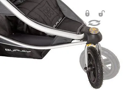 BURLEY SOLSTICE STROLLER JOGGER, BUGGY, PUSHCHAIR BLACK   SUSPENSION RRP £399.99