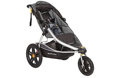 BURLEY SOLSTICE STROLLER JOGGER, BUGGY, PUSHCHAIR BLACK   SUSPENSION RRP £399.99