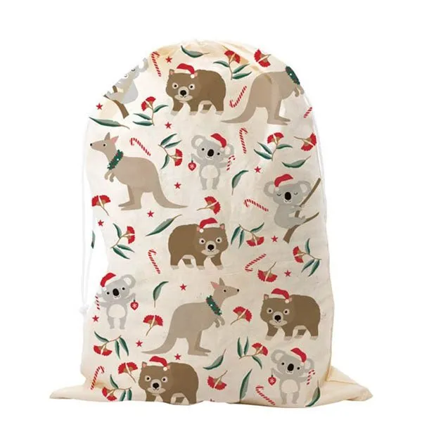 Christmas Jumbo Gift Sack Australiana