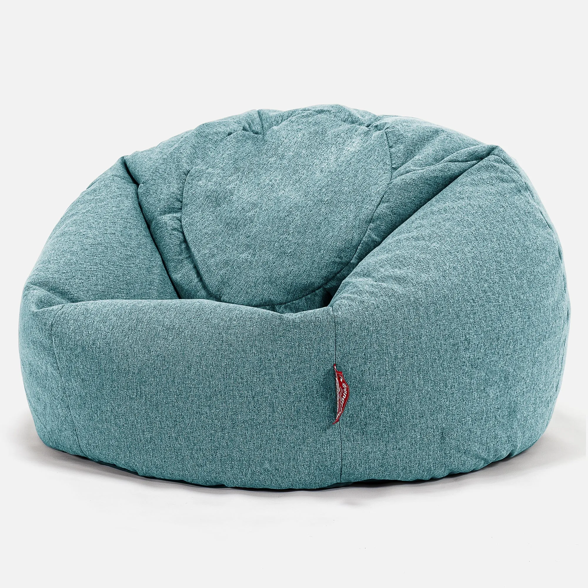 Classic Bean Bag Chair - Interalli Wool Aqua