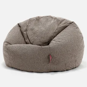 Classic Bean Bag Chair - Interalli Wool Biscuit