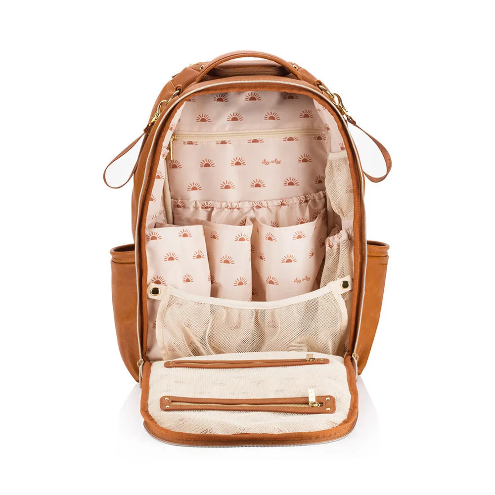 Cognac Backpack Diaper Bag by Itzy Ritzy