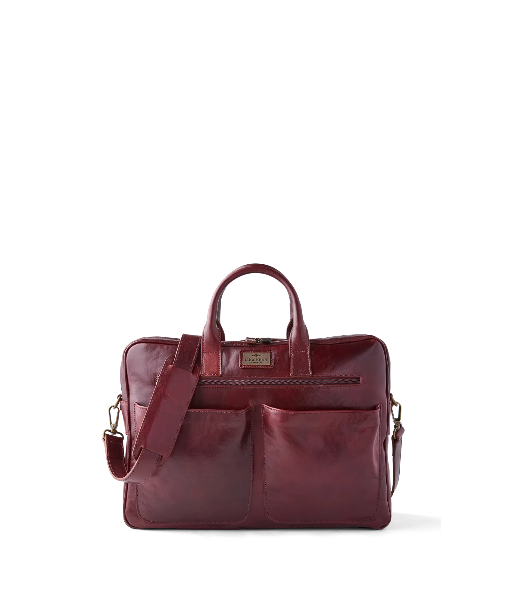 Cosimo Briefcase :: Burgundy