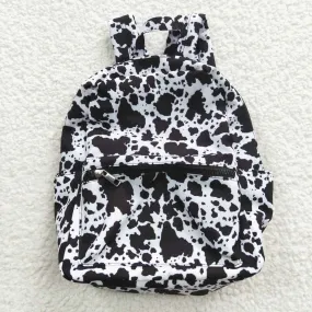 cow pattern black shoulder bag BA0057