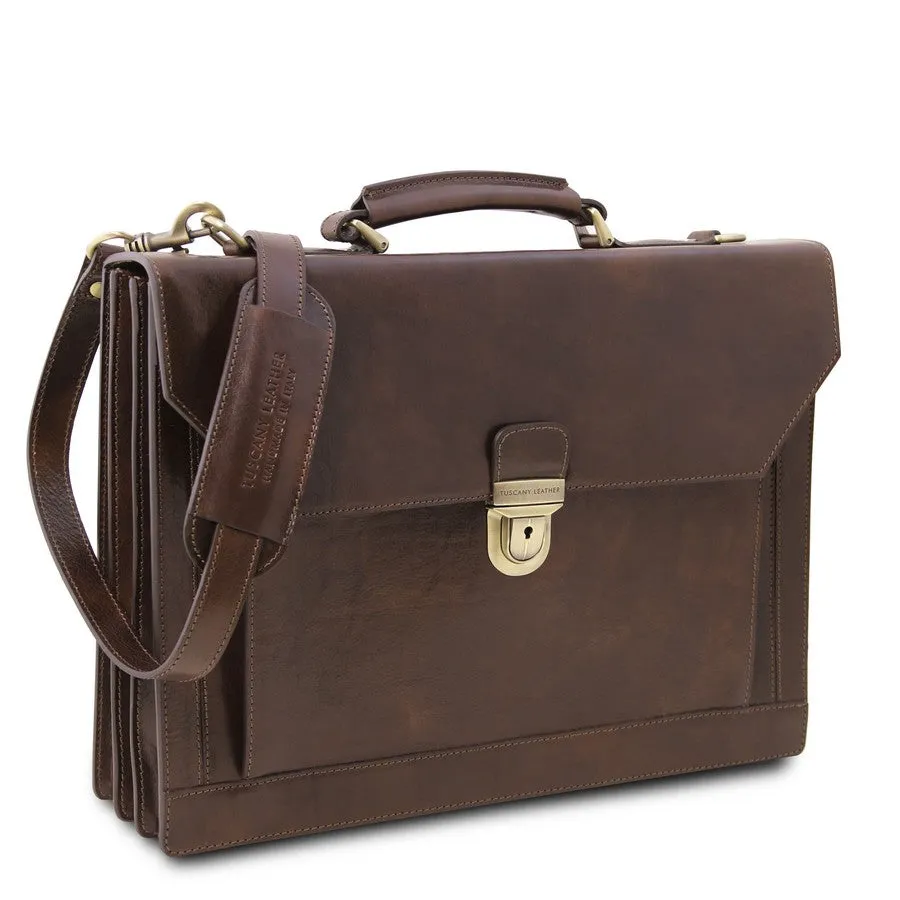 Cremona Professional Leather Briefcase