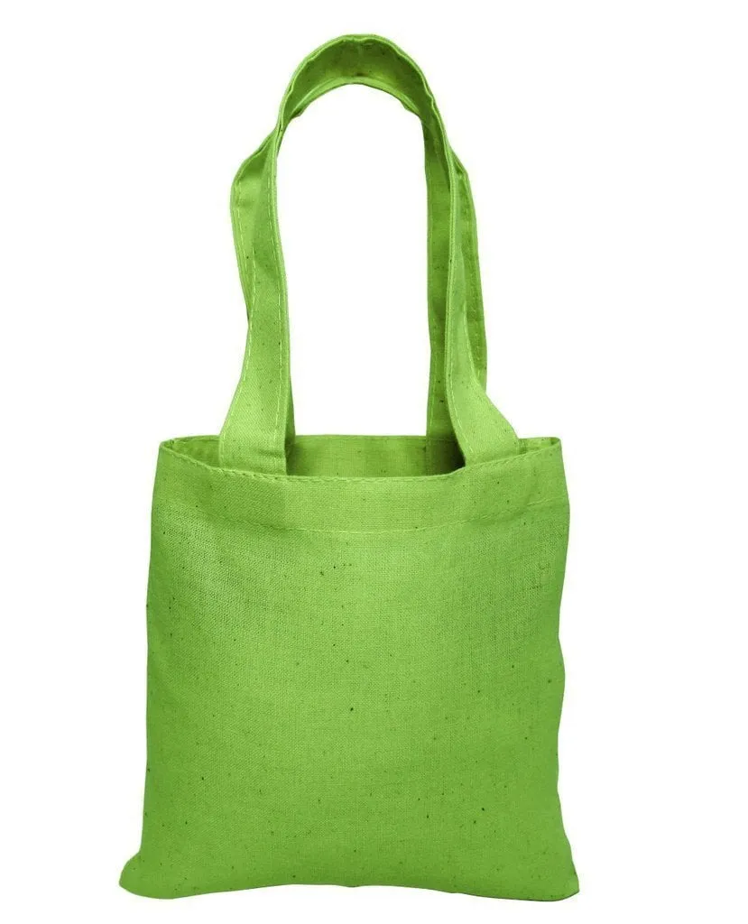 Custom MINI Cotton Tote Bag with Fabric Handles