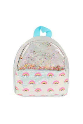 CUTE RAINBOW GLITTER KIDS BACKPACK