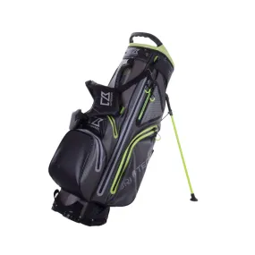 CUTTER & BUCK 9" Waterproof Stand Bag (Black/Green)