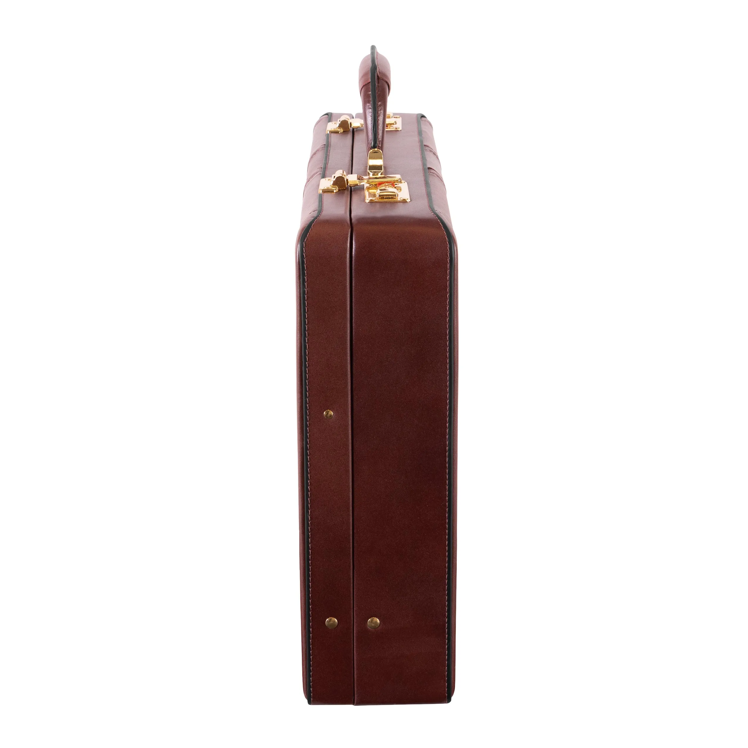 DALEY | 4.25” Leather Attaché Briefcase