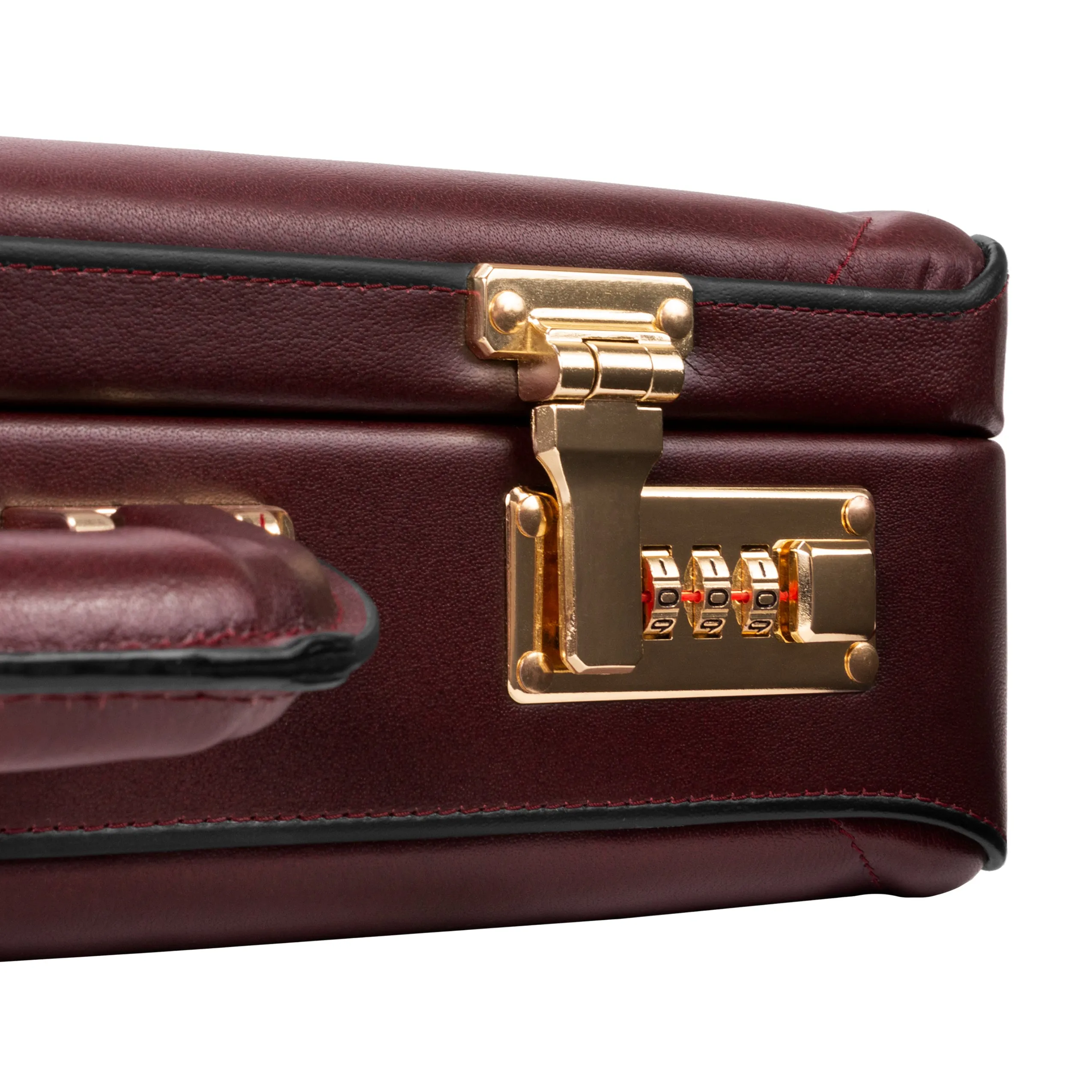 DALEY | 4.25” Leather Attaché Briefcase